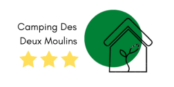 Camping Des Deux Moulins Camping Ille Et Vilaine Logo Camping Rectangle Sans Ouvert Tout Lannee 2