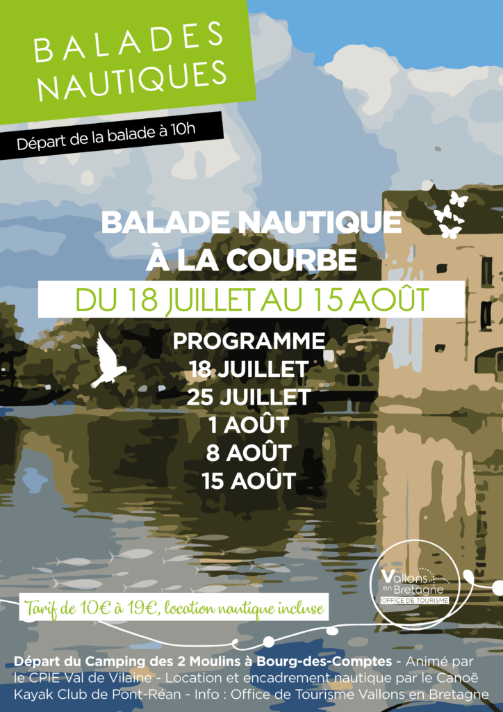 Camping Des Deux Moulins Camping Ille Et Vilaine Affiche A3 2024 La Courbe